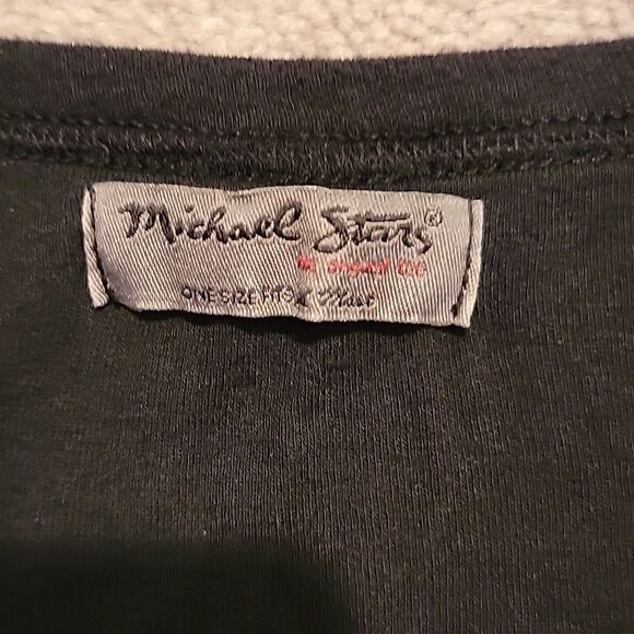 Michael Stars side sequin black tank - Picture 6 of 9